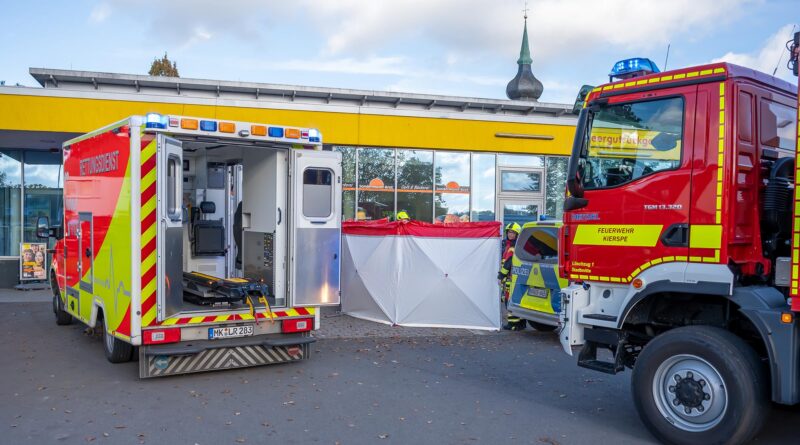 Kiersper Wehr hilft mit Sichtschutz bei medizinischem Notfall