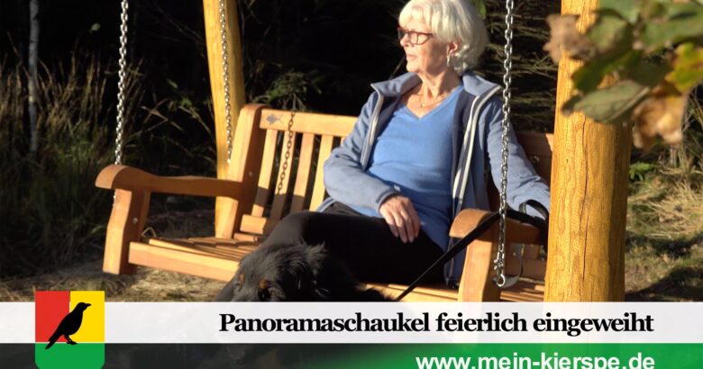 Panorama-Schaukel nahe des Fritz-Linde-Steins eingeweiht