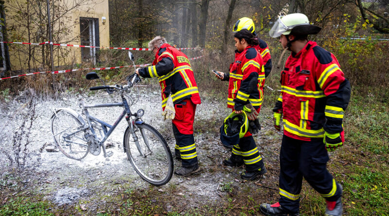 Powerbank explodiert: Fahrrad abgefackelt