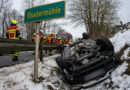 Spektakulärer Unfall endet mit leichten Verletzungen