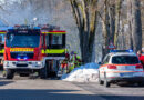 Mann bei Feuer in Wohnhaus verletzt