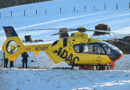 Luftretter nach Baustellen-Unfall im Einsatz